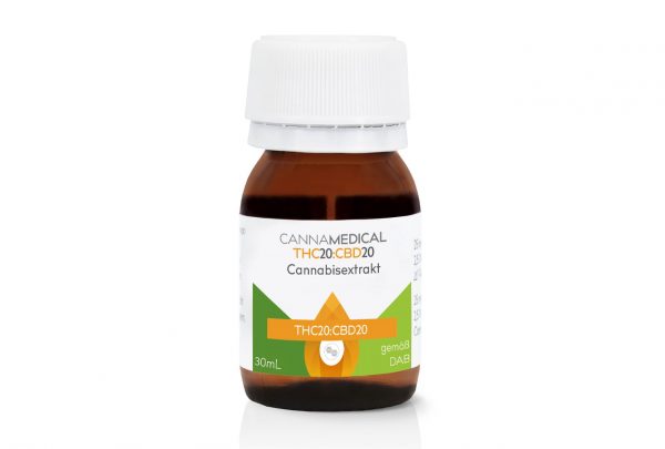 cannamedical cannabisextrakt thc20 cbd20